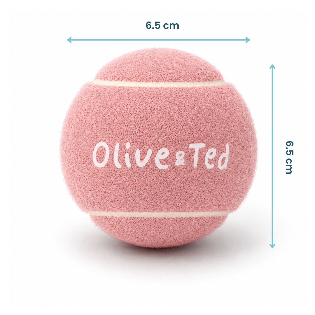 Blush Pink Tennis Ball