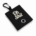 Black Oh Shit Poop Bag Holder