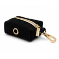 Black Velvet Poop Bag Holder