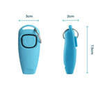 Turquoise 2-in-1 Training Clicker and Whistle