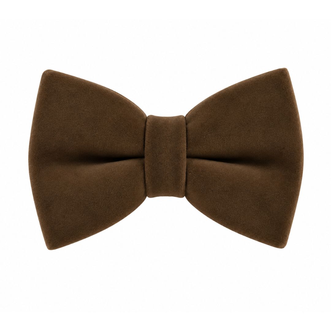 Copper Velvet Bow Tie