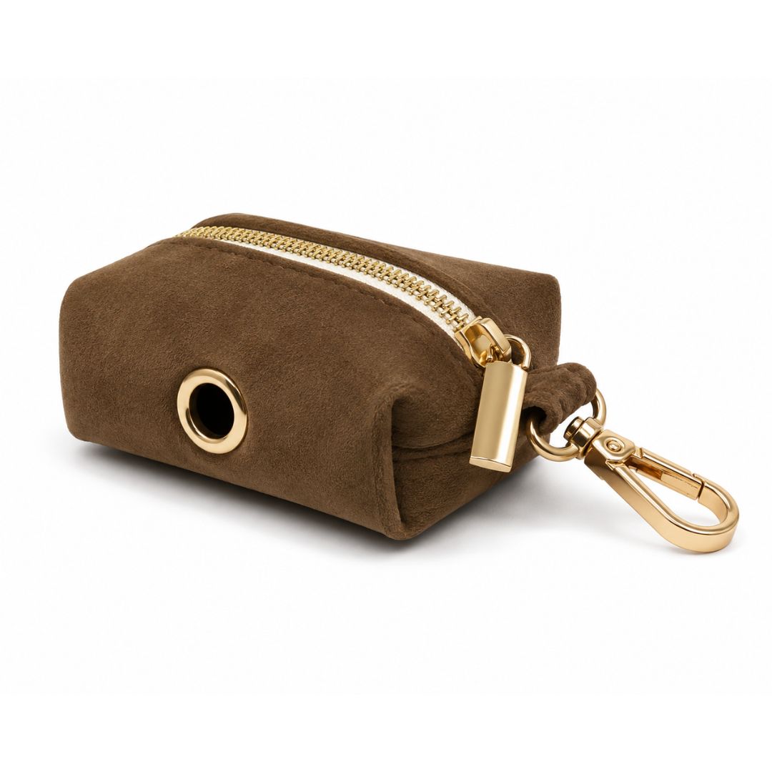 Copper Velvet Poop Bag Holder