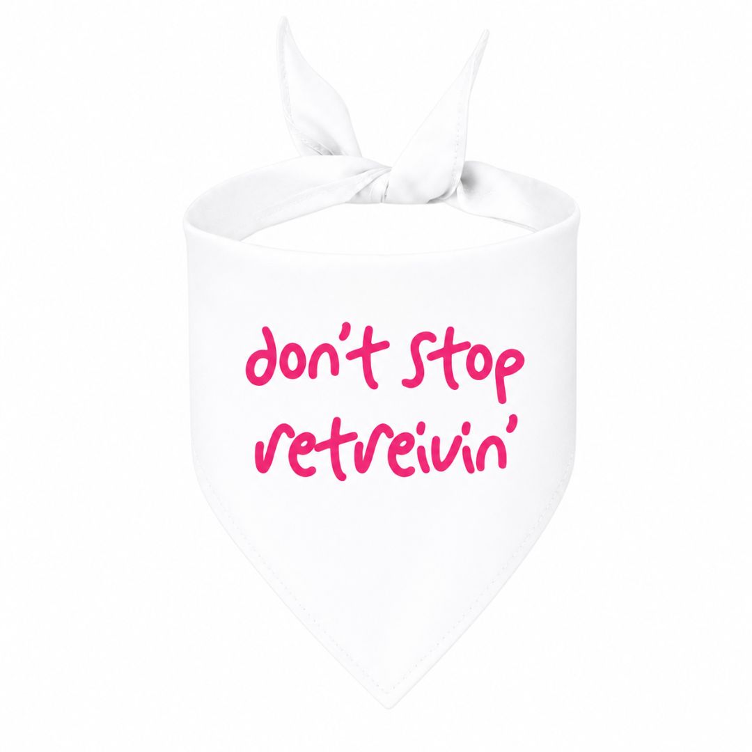 'Don't Stop Retrievin' Bandana