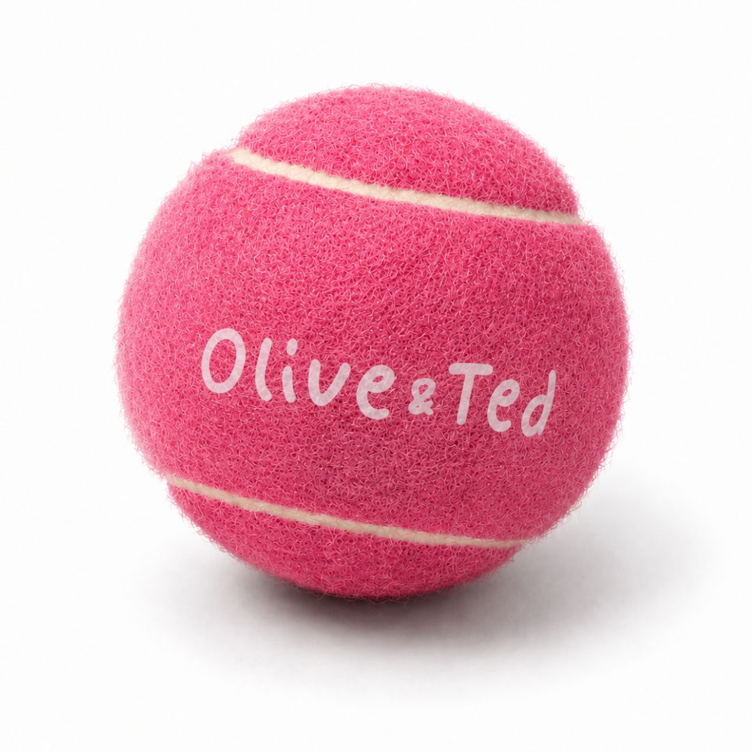 Hot Pink Tennis Ball