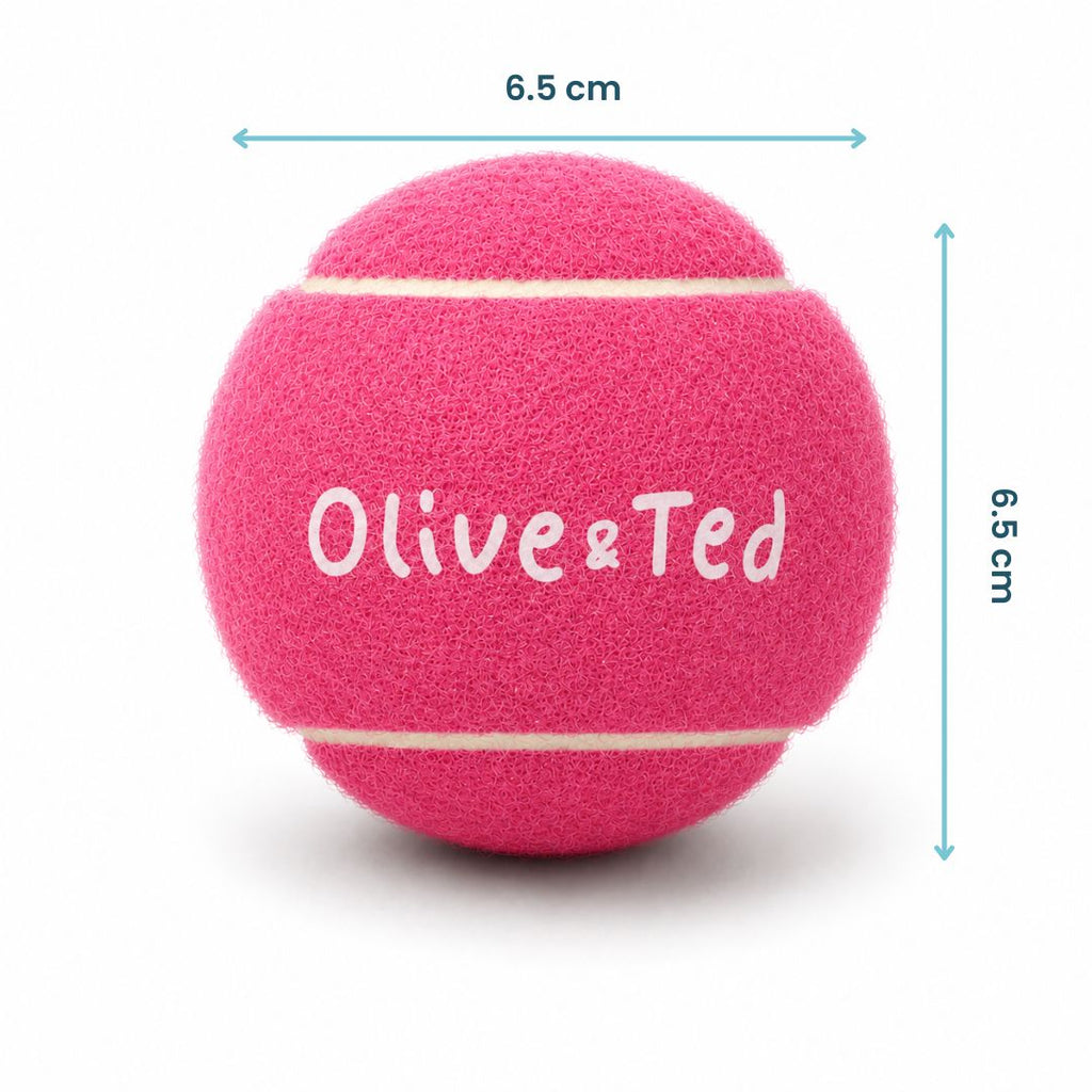 Hot Pink Tennis Ball