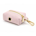 Light Pink Velvet Poop Bag Holder