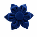 Navy Blue Velvet Flower