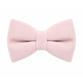 Light Pink Velvet Bow Tie