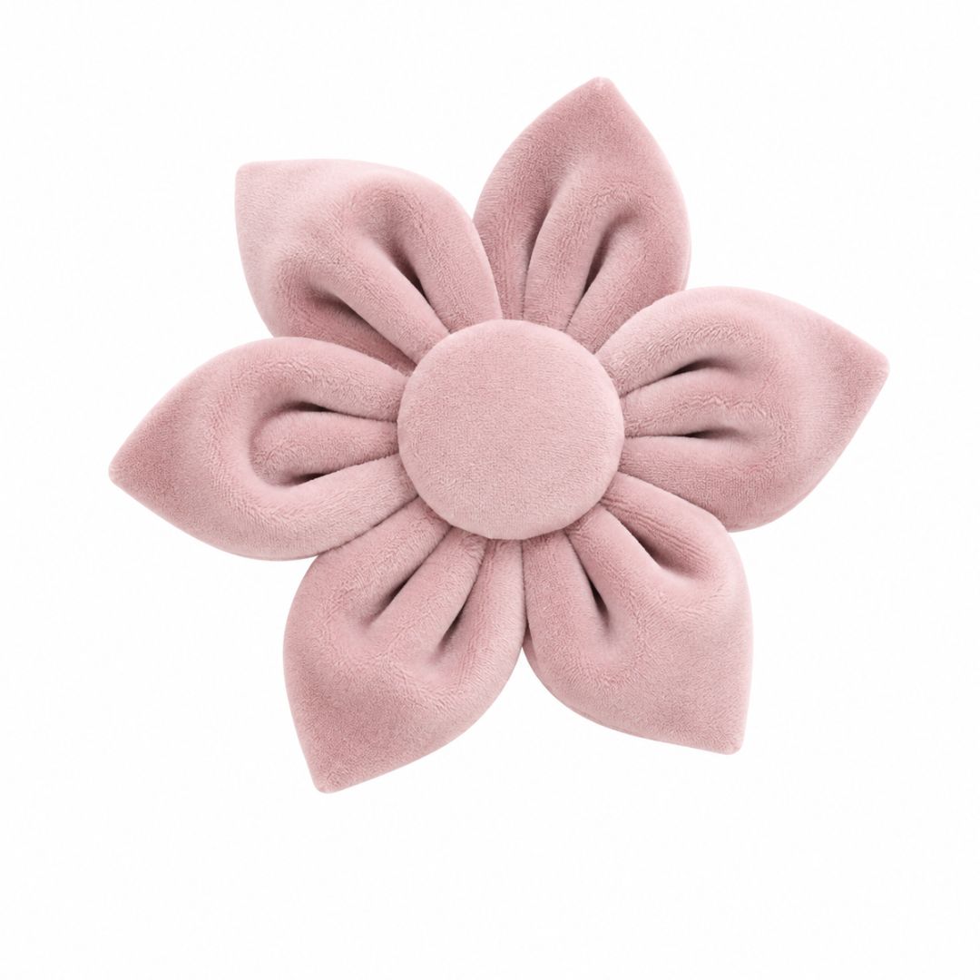Light Pink Velvet Flower