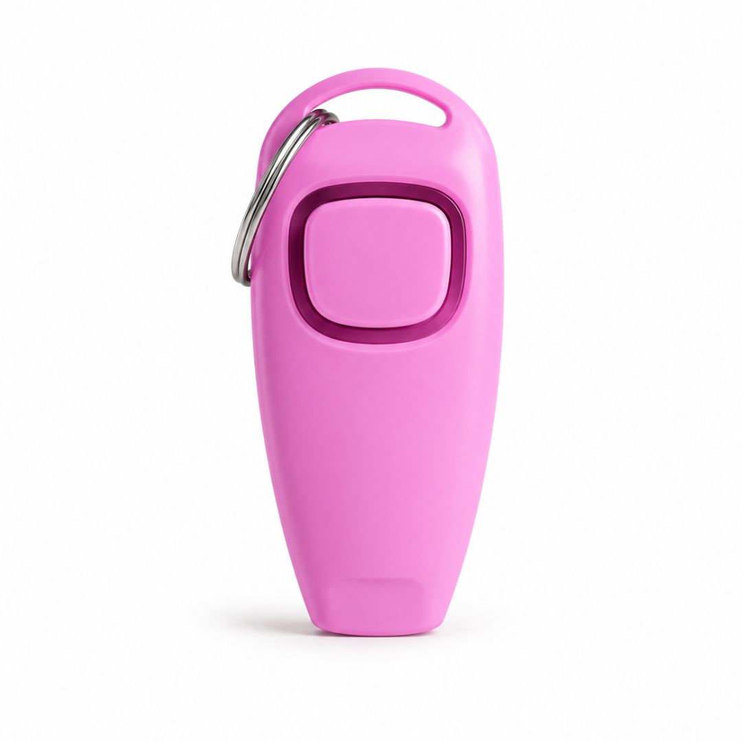 Purple 2-in-1 Training Clicker and Whistle