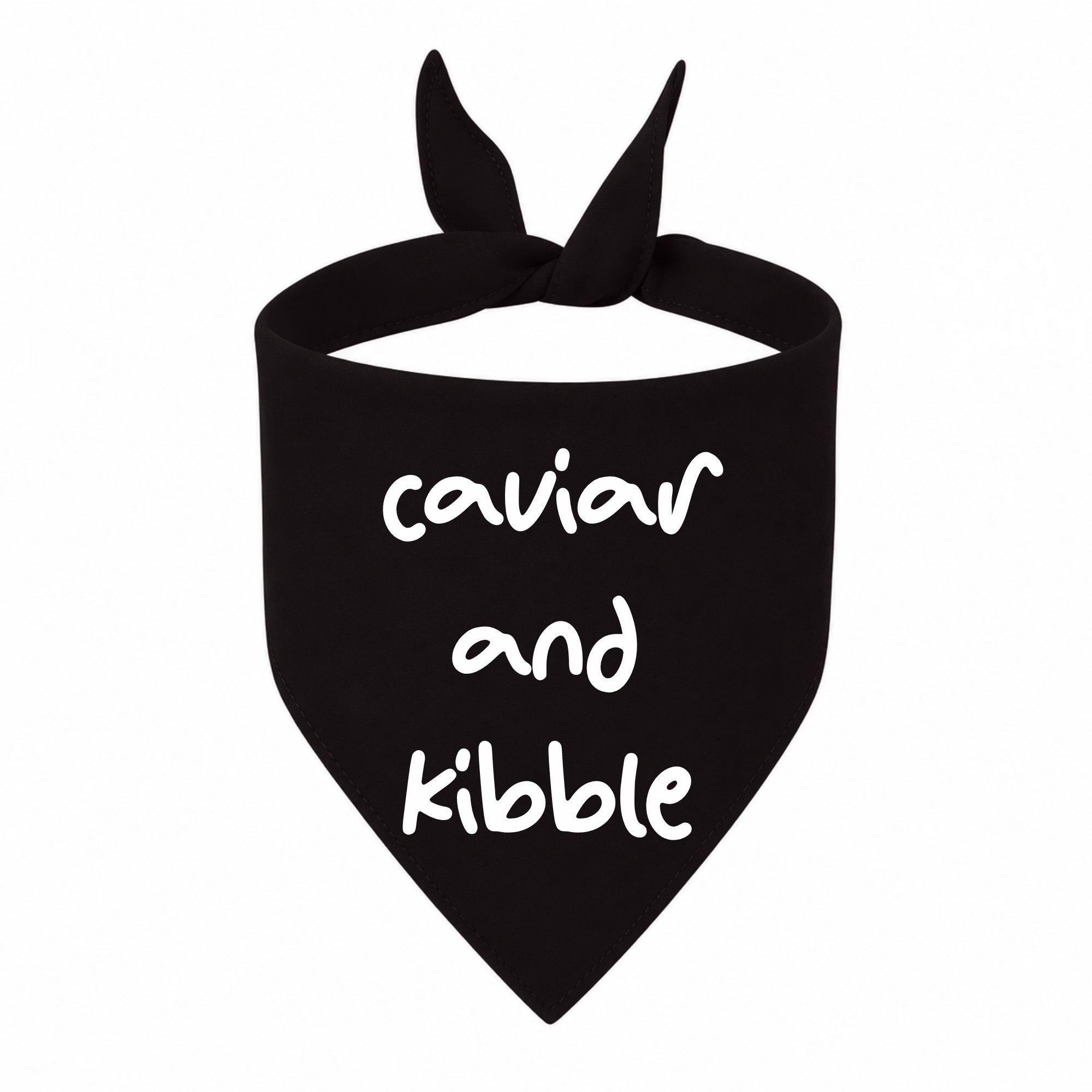 'Caviar and Kibble' Bandana