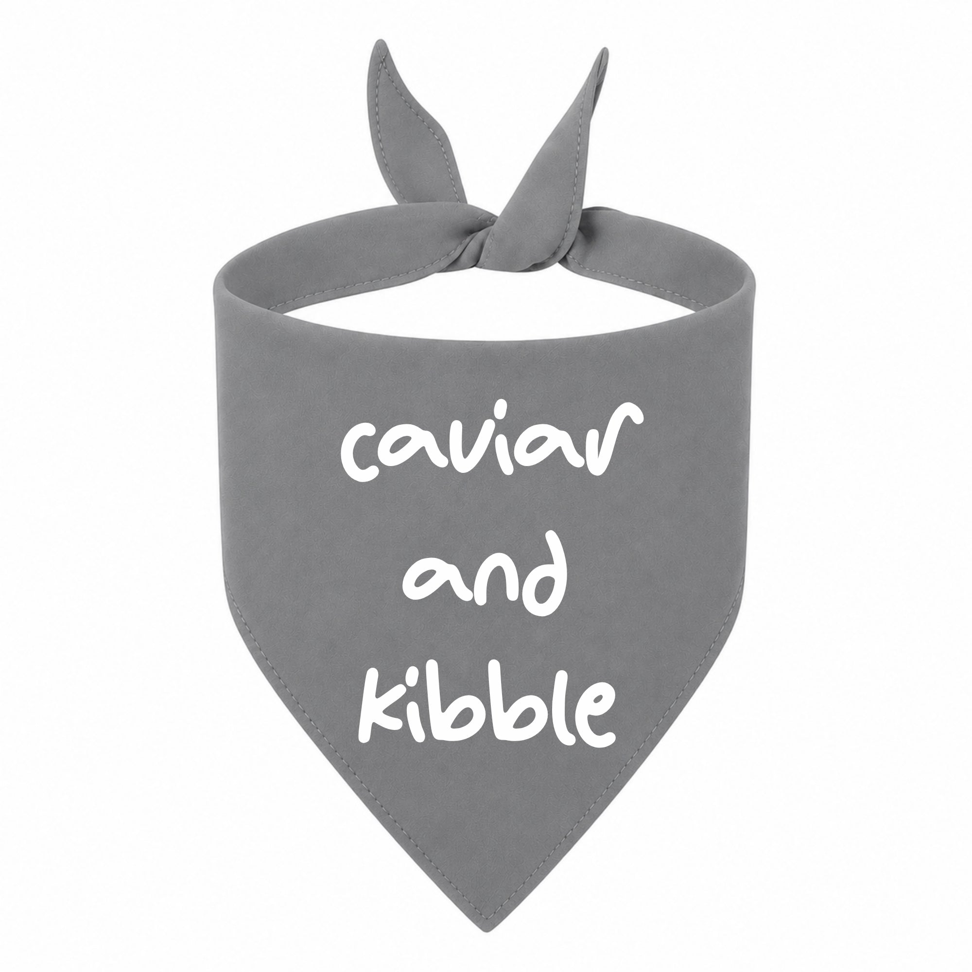'Caviar and Kibble' Bandana