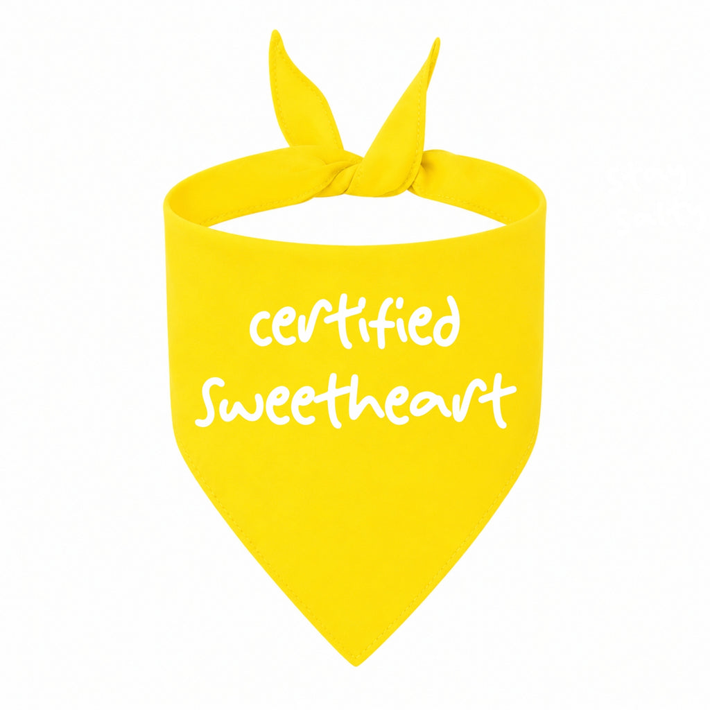'Certified Sweetheart' Bandana