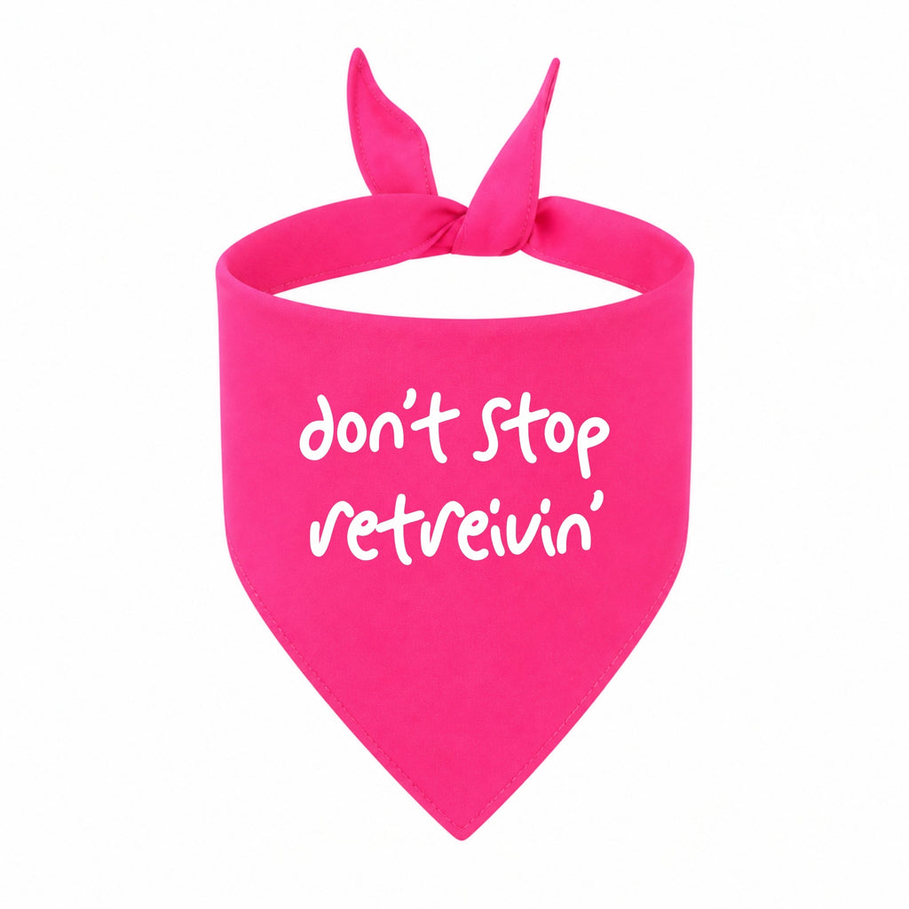'Don't Stop Retrievin' Bandana