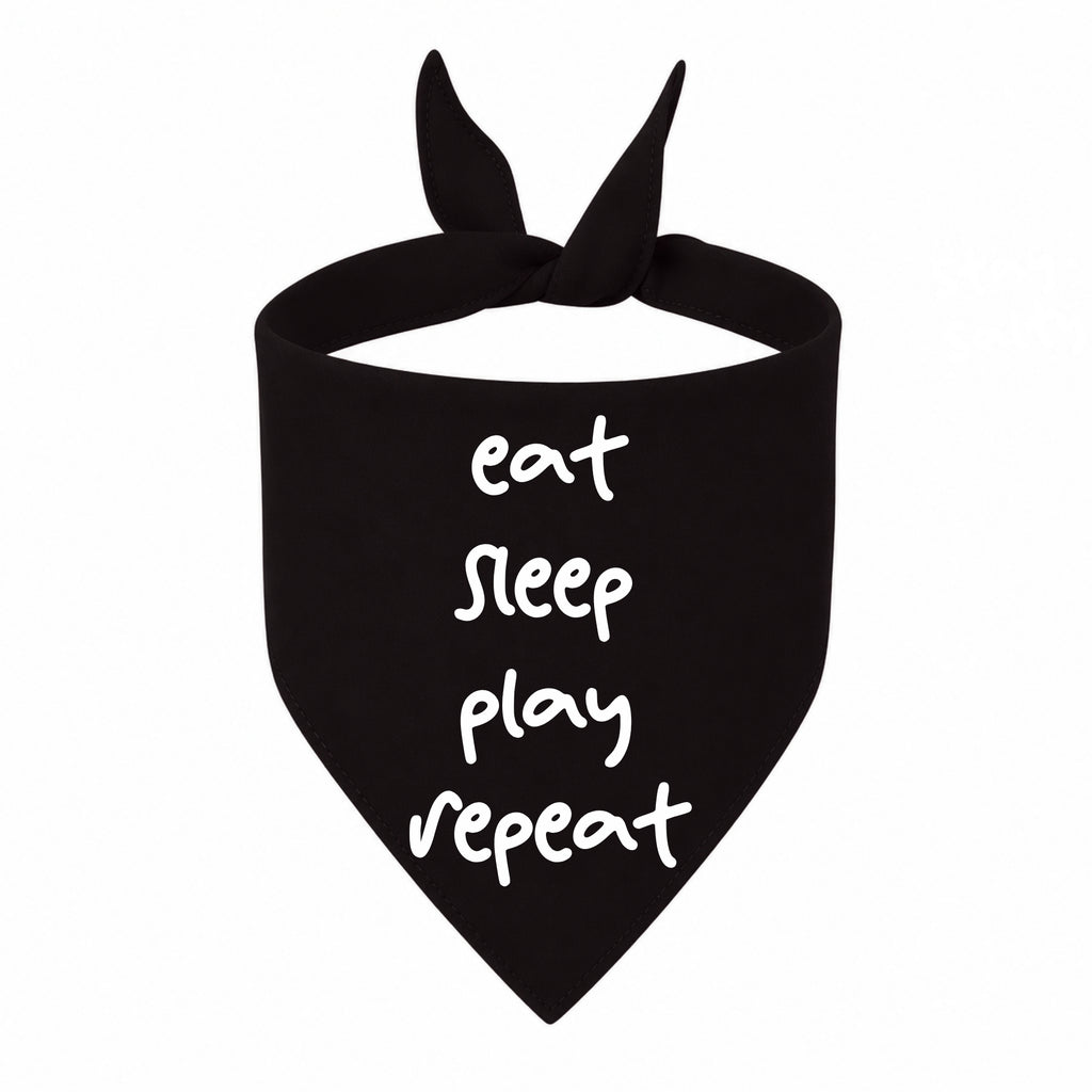 'Eat, Sleep, Play, Repeat' Bandana