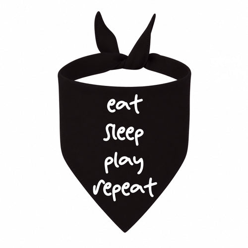 'Eat, Sleep, Play, Repeat' Bandana