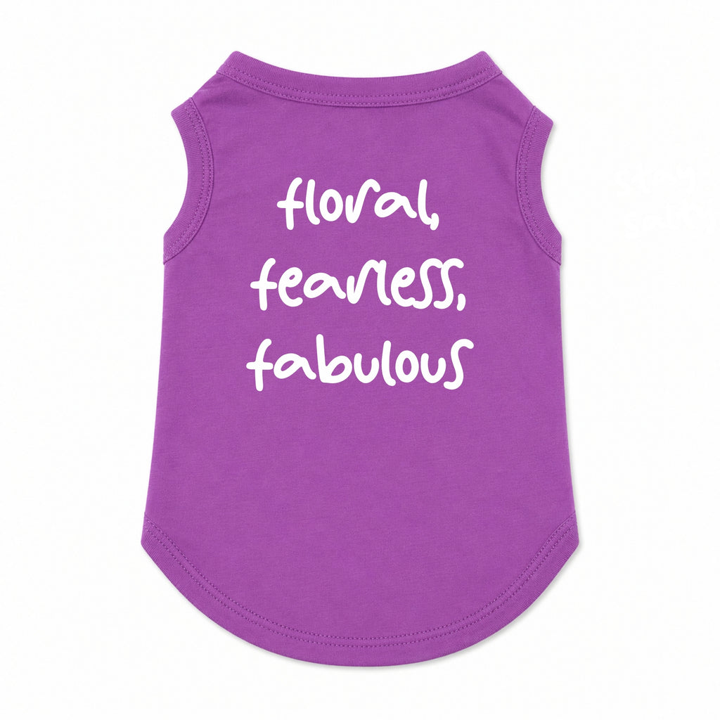 'Floral, Fearless, Fabulous' T-Shirt