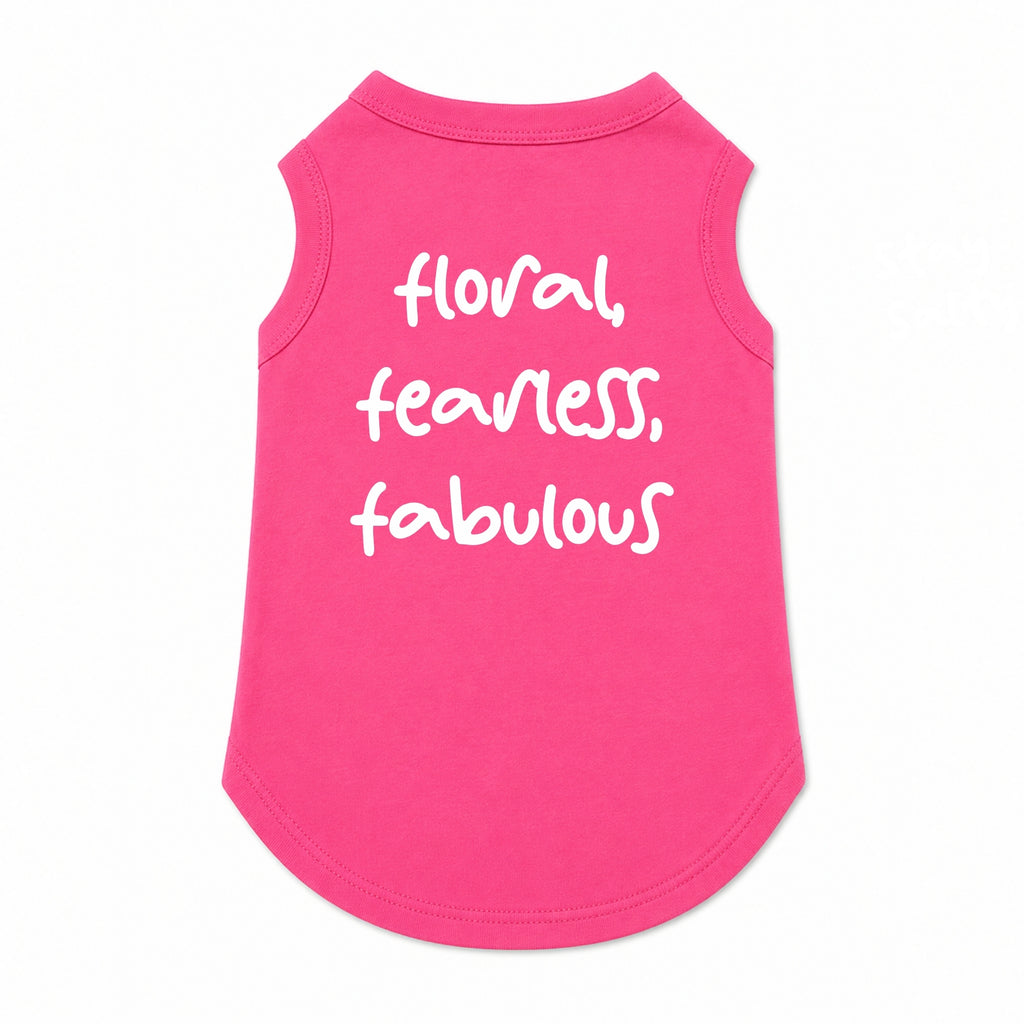 'Floral, Fearless, Fabulous' T-Shirt