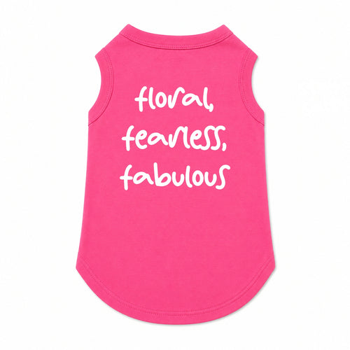 'Floral, Fearless, Fabulous' T-Shirt