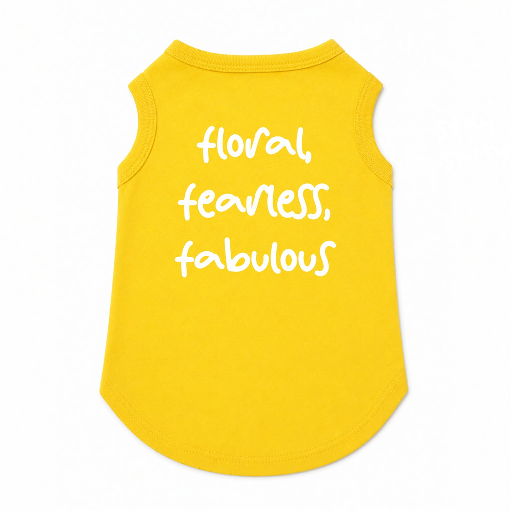 'Floral, Fearless, Fabulous' T-Shirt