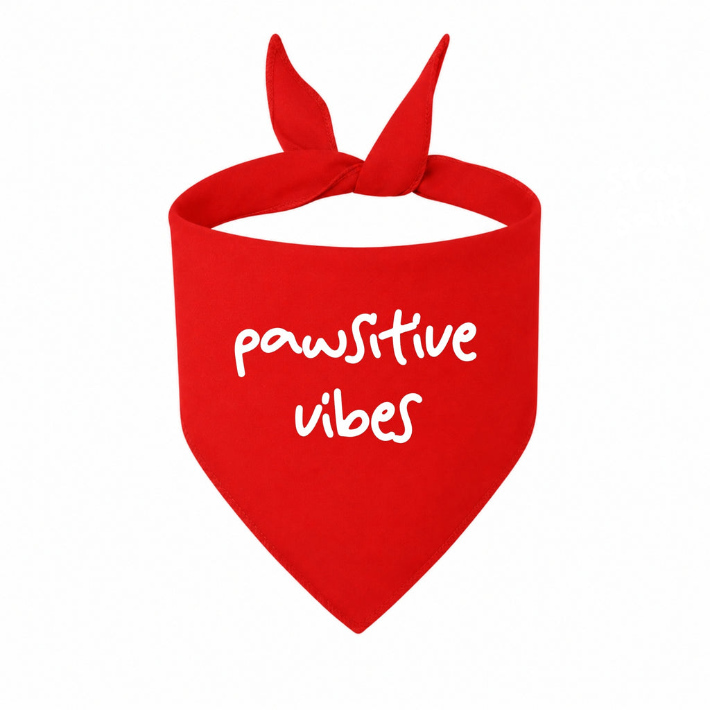 'Pawsitive Vibes' Bandana