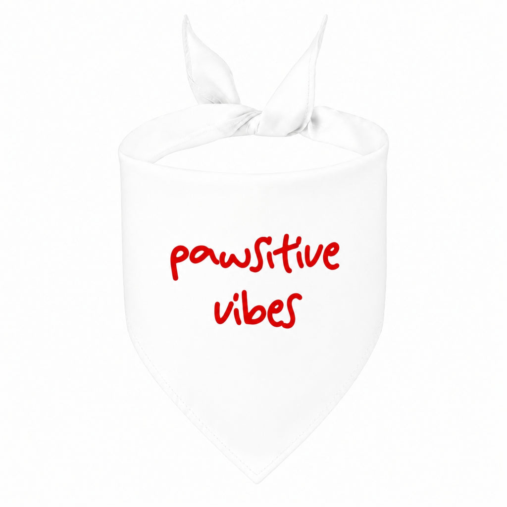 'Pawsitive Vibes' Bandana