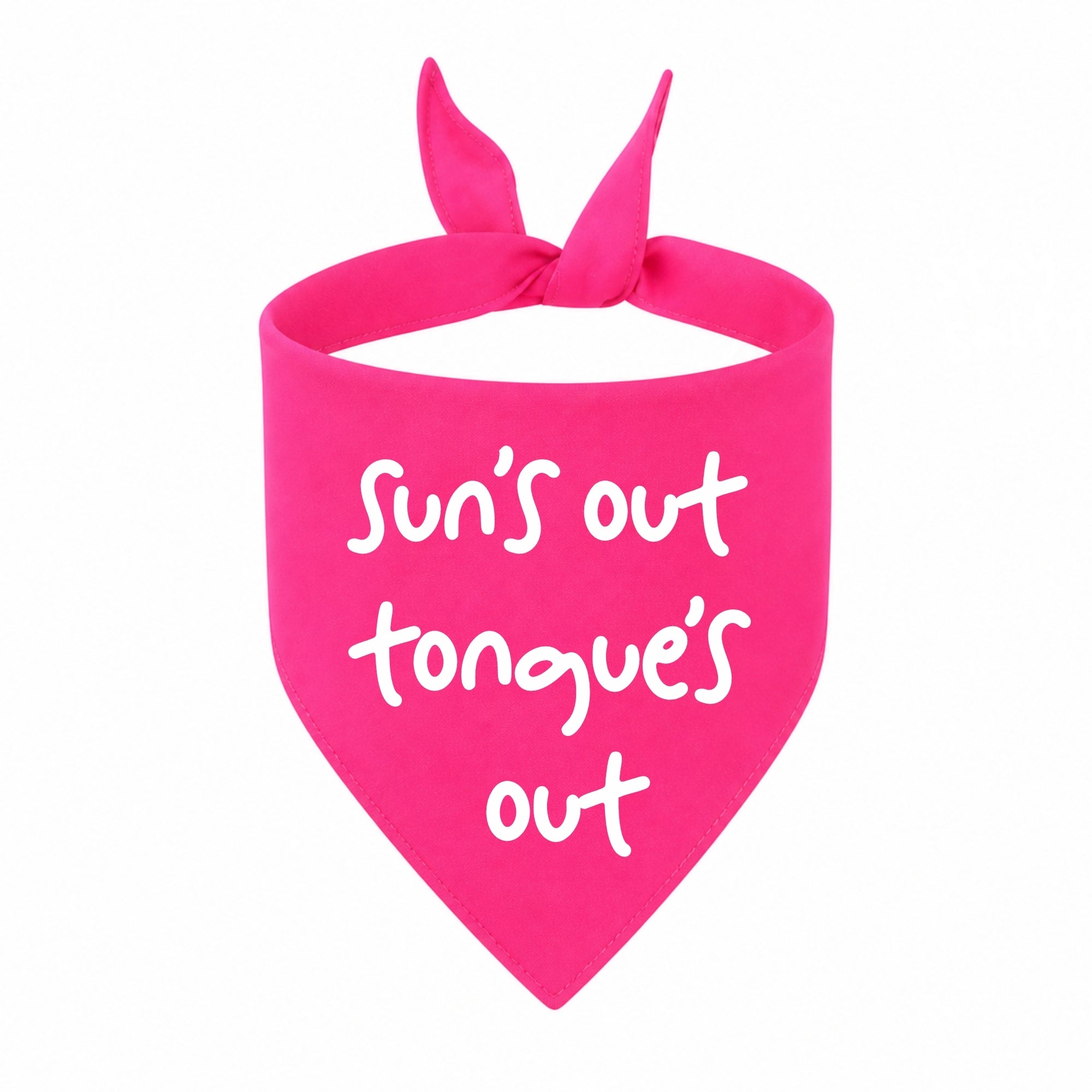 'Sun's Out Tongue's Out' Bandana
