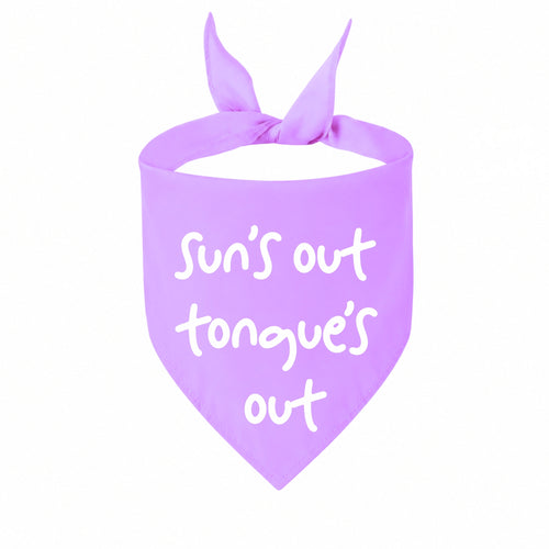 'Sun's Out Tongue's Out' Bandana