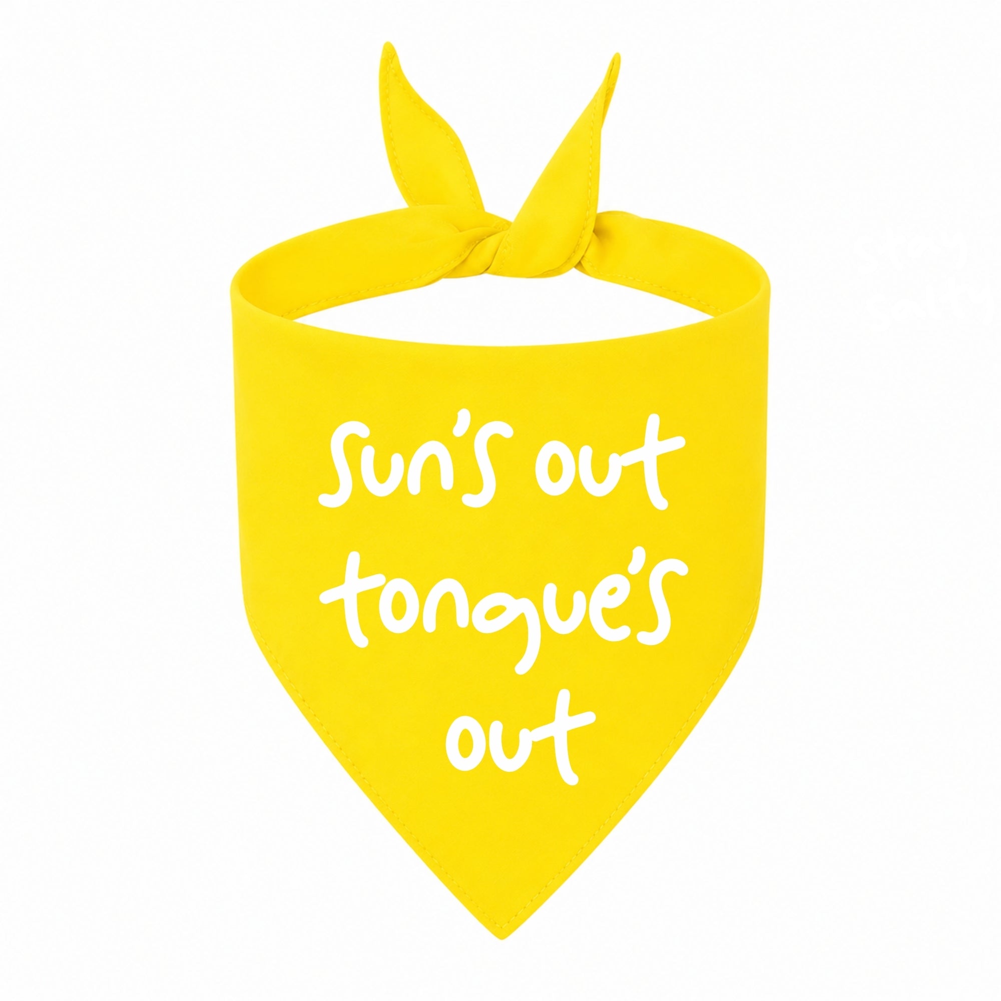 'Sun's Out Tongue's Out' Bandana